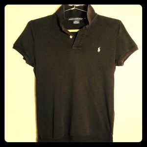 Slim black Polo